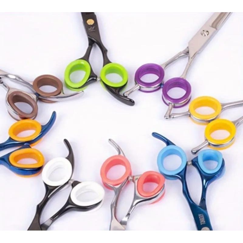 Anillos de Silicona Antideslizantes para Tijeras Profesionales - Imagen 2