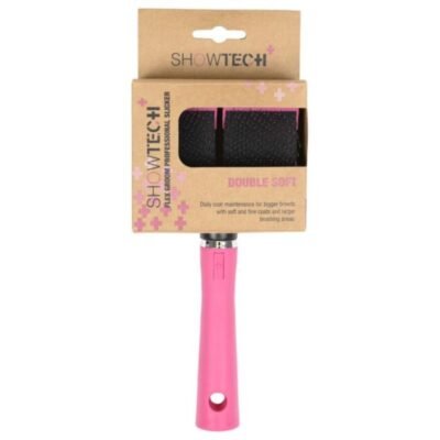 Show Tech Carda Rosa doble de dos caras flexible con almohadillas suaves
