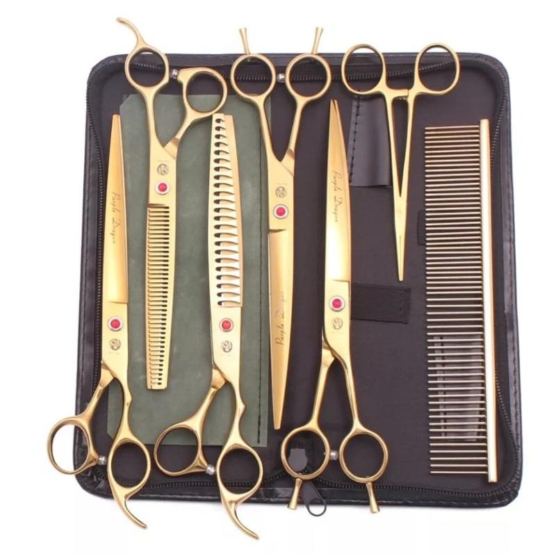 Tijeras Purple Dragon de 8 pulgadas 440C - Imagen 4